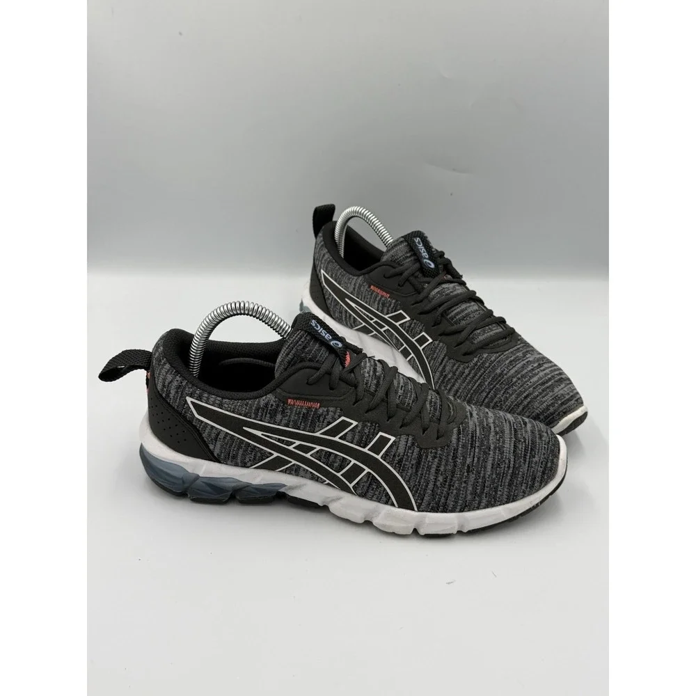 ASICS Gel-Quantum 90 Athletic Running Shoes Women's 9 Gray Black Lace Comfort